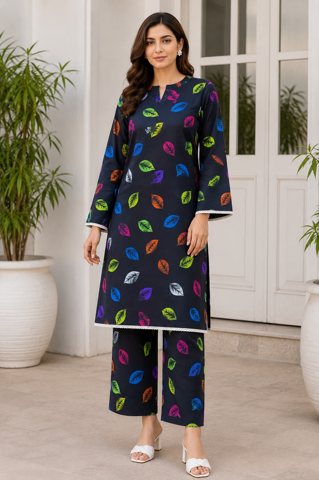 Premium Arabic Linen 2PC Polo Cotton !!