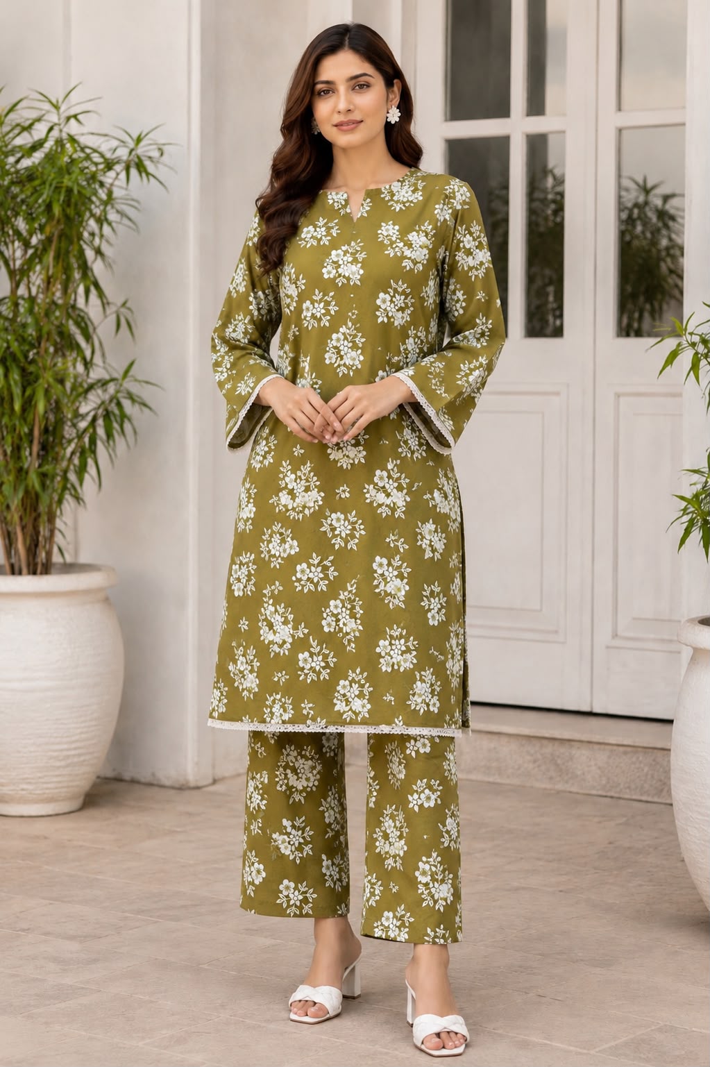 Premium Arabic Linen 2PC Polo Cotton !!