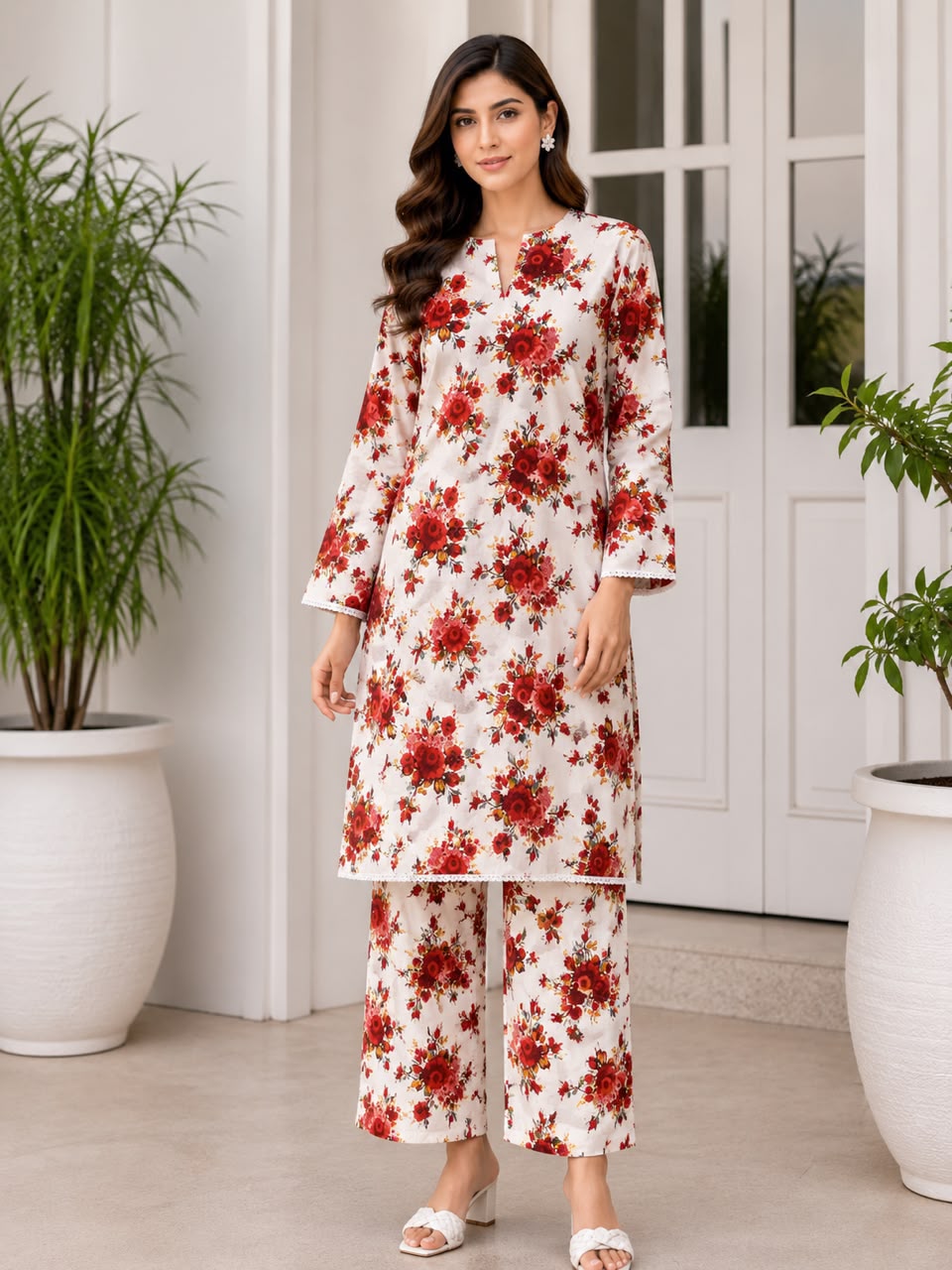 Premium Arabic Linen 2PC Polo Cotton !!