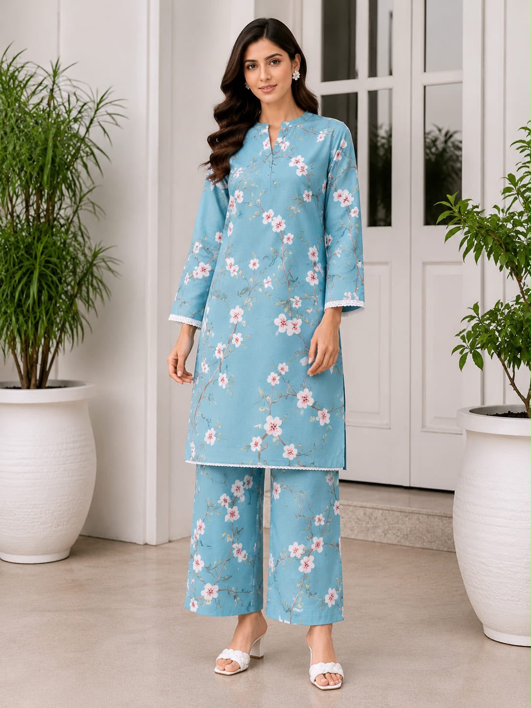 Premium Arabic Linen 2PC Polo Cotton !!