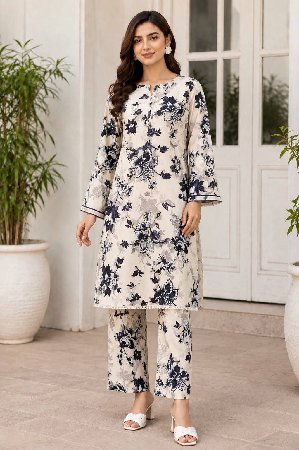 Premium Arabic Linen 2PC Polo Cotton !!